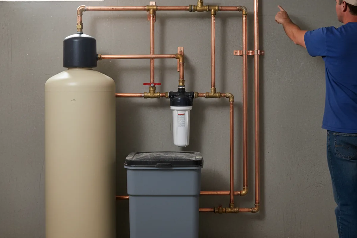 Whole-house water treatment system installed in Byram